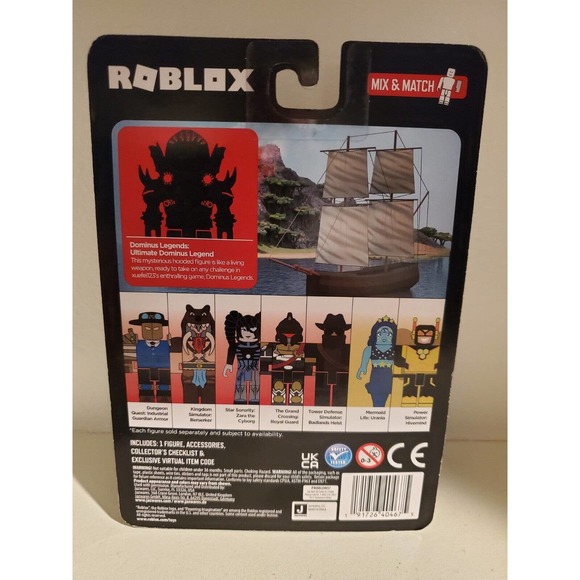 Roblox ULTIMATE DOMINUS LEGEND 2.5 In Figure Dual Wings Virtual Code Accessory - Picture 2 of 2